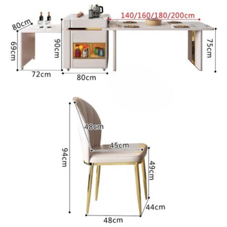 Bàn Đảo Bếp Đa Năng Thông Minh - NIKO 11 Bàn Đảo Bếp Đa Năng Thông Minh - NIKO