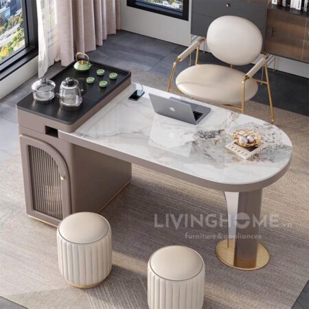 Bàn Đảo Bếp Kết Hợp Bàn Ăn Thông Minh - SANDO