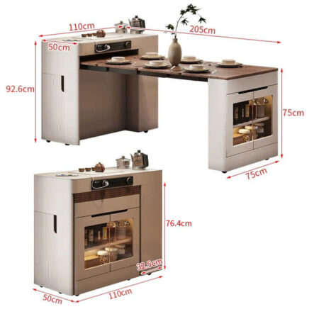 Bàn Đảo Bếp Gấp Gọn Thông Minh - SINE 11 Bàn Đảo Bếp Gấp Gọn Thông Minh - SINE