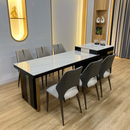 Bàn Đảo Bếp Kết Hợp Bàn Ăn Mặt Đá Ceramic Sang Trọng - SOCHI