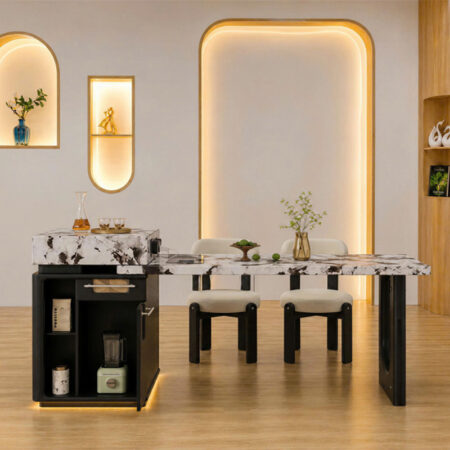 Bàn Đảo Bếp Kết Hợp Bàn Ăn Thông Minh - DT752 9 Bàn Đảo Bếp Kết Hợp Bàn Ăn Thông Minh - DT752