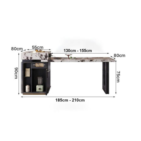 Bàn Đảo Bếp Kết Hợp Bàn Ăn Thông Minh - DT752 10 Bàn Đảo Bếp Kết Hợp Bàn Ăn Thông Minh - DT752
