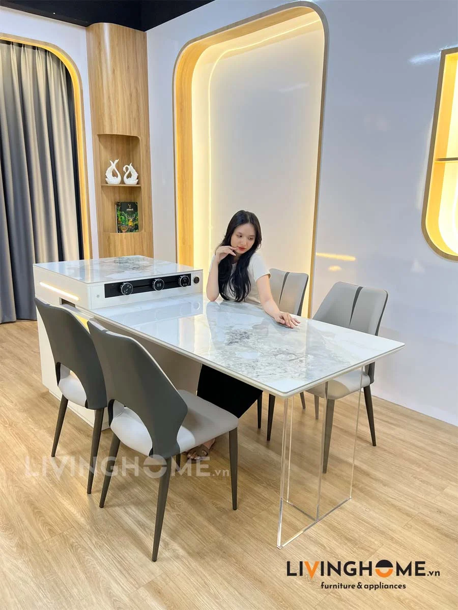 Bàn Đảo Bếp Kết Hợp Bàn Ăn Thông Minh - SONA