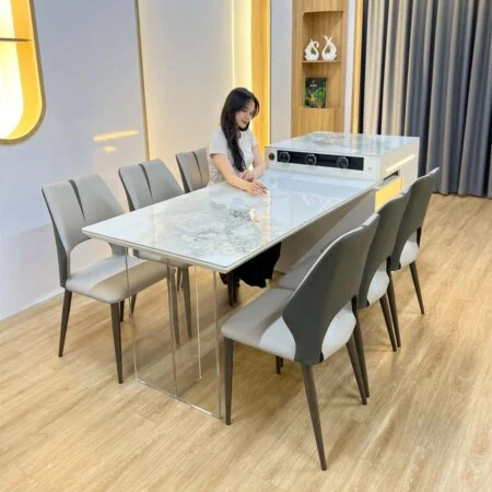 Bàn Đảo Bếp Kết Hợp Bàn Ăn Thông Minh - SONA