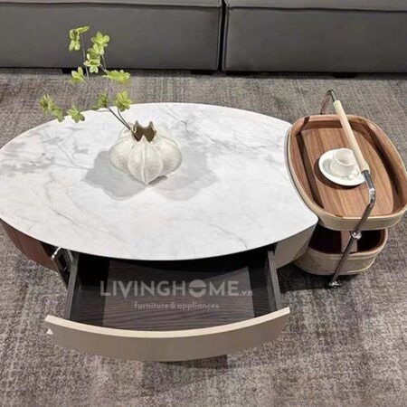 Bàn Trà Sofa Mặt Đá Nhập Khẩu - ELI 9 Bàn Trà Sofa Mặt Đá Nhập Khẩu - ELI