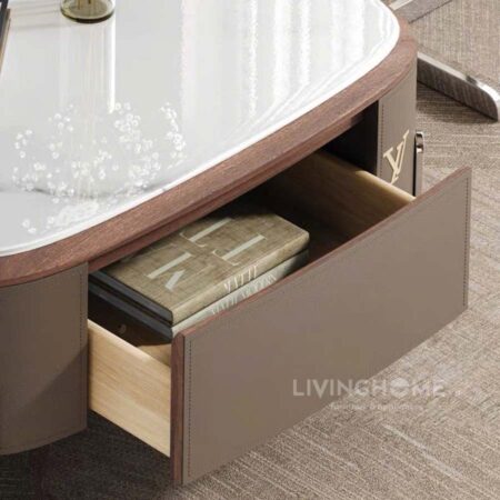 Bàn Trà Sofa Mặt Đá - HUGO