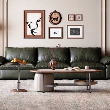 Combo bàn trà kết hợp kệ tivi nào sẽ hút khách tại Living Home Quý I 2023 27 Bàn Trà Sofa Mặt Đá - NICO