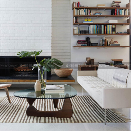 Bàn Trà Mặt Kính Cường Lực - Noguchi GT35