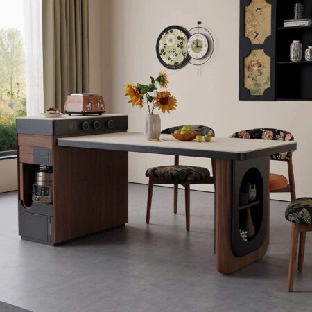 Bàn Đảo Bếp Thông Minh Kết Hợp Bàn Ăn - 2518