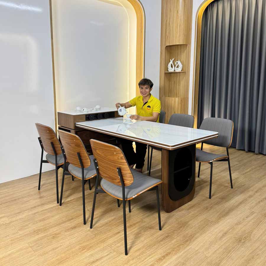 Bàn Đảo Bếp Kết Hợp Bàn Ăn Thông Minh - ANCO 3 Bàn Đảo Bếp Kết Hợp Bàn Ăn Thông Minh - ANCO