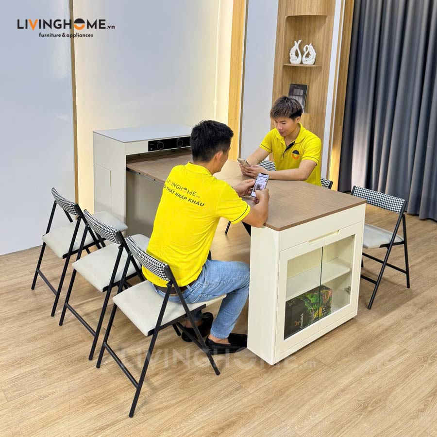 Bàn Đảo Bếp Gấp Gọn Thông Minh - LOUIS1 11 Bàn Đảo Bếp Gấp Gọn Thông Minh - LOUIS1