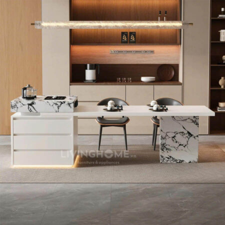 Bàn Đảo Bếp Thông Minh Kết Hợp Bàn Ăn - UNO