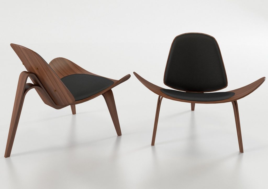 Armchair - ghế shell thư giãn đọc sách