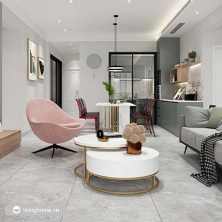 Bỏ túi 8+ mẫu nội thất phòng ăn nhà bếp gỗ công nghiệp đẹp 23 Bàn Trà Sofa