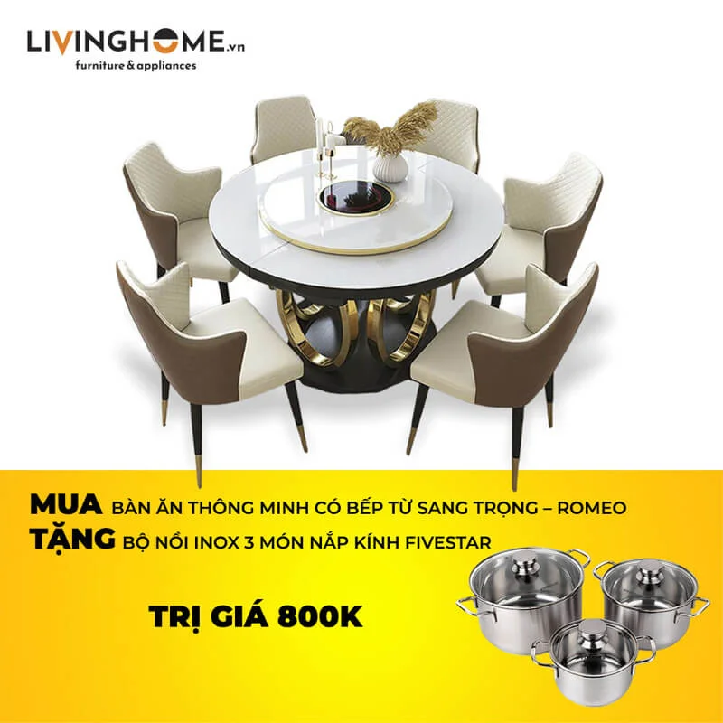 Khuyến Mãi Bàn Ăn Romeo