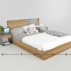 Giường ngủ gỗ công nghiệp phủ Melamine BD-M-20-21 New 2020