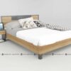Giường ngủ gỗ công nghiệp phủ Melamine BD-M-20-23 New 2020