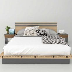 Giường ngủ gỗ công nghiệp phủ Melamine BD-M-20-25 New 2020