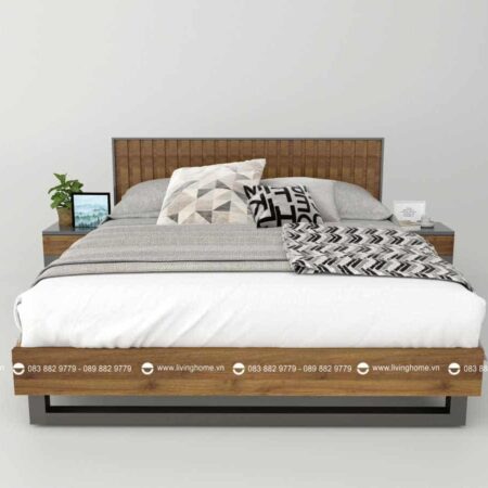Giường ngủ gỗ công nghiệp phủ Melamine BD-M-20-26 New 2020