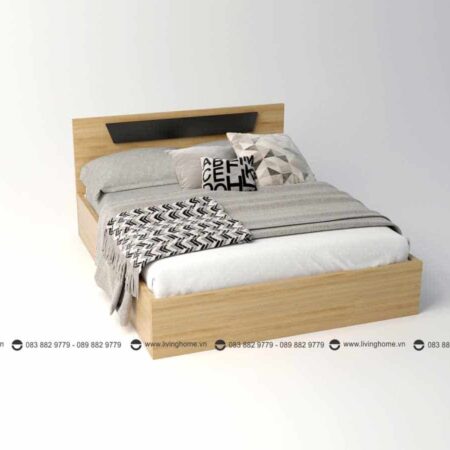 Giường ngủ gỗ công nghiệp phủ Melamine BD-M-20-27 New 2020