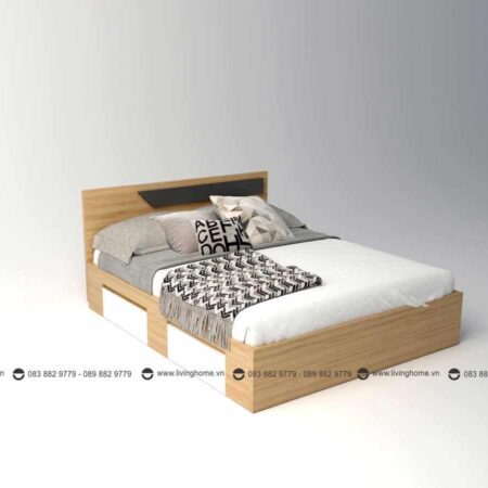 Giường ngủ gỗ công nghiệp phủ Melamine BD-M-20-28 New 2020