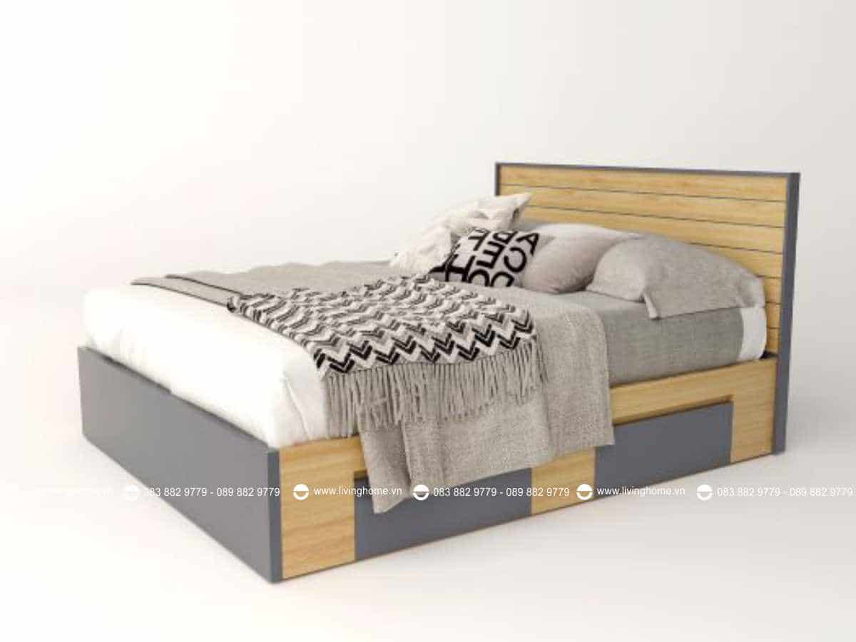 Giường ngủ gỗ công nghiệp phủ Melamine BD-M-20-29 New 2020