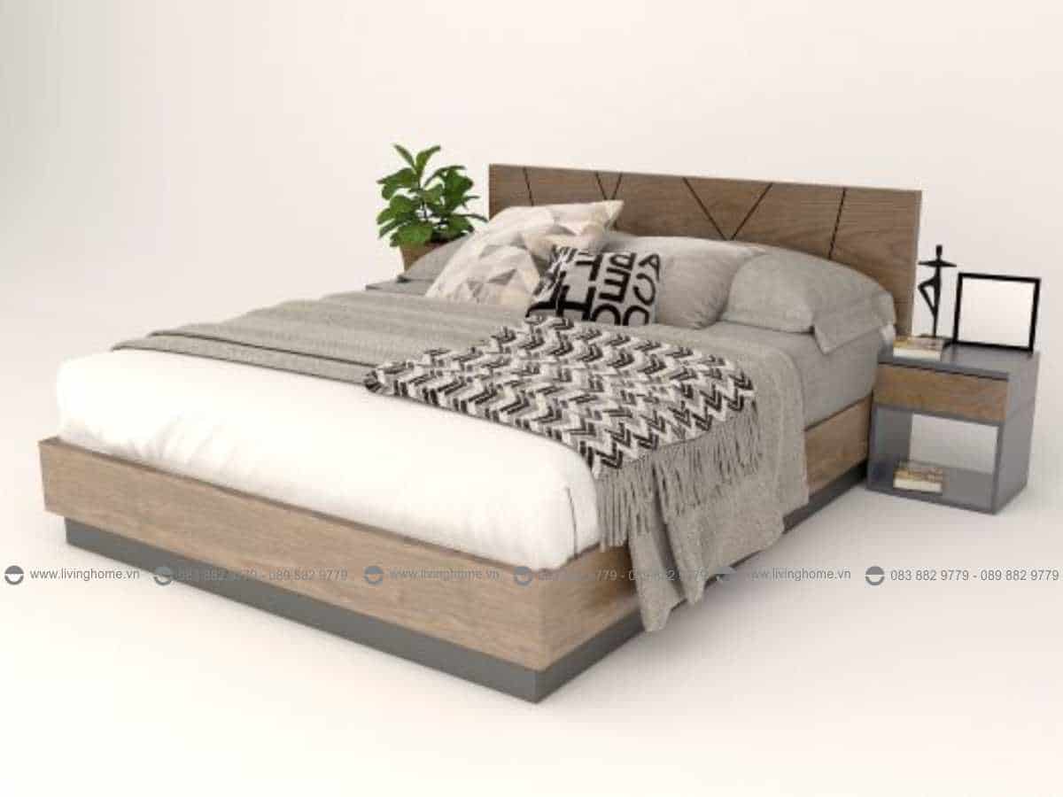 Giường ngủ gỗ công nghiệp phủ Melamine BD-M-20-31 New 2020