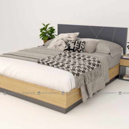 Giường ngủ gỗ công nghiệp phủ Melamine BD-M-20-32 New 2020