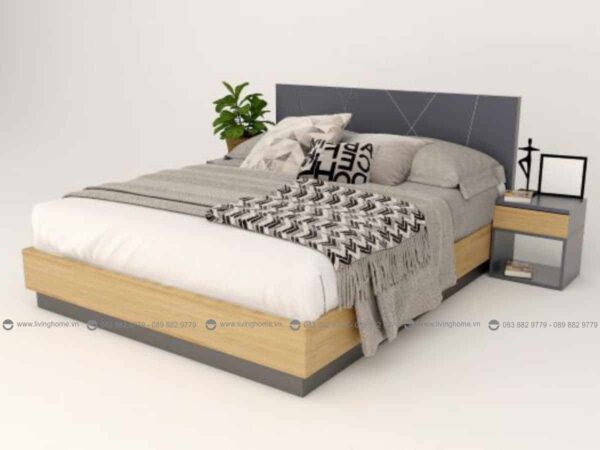 Giường ngủ gỗ công nghiệp phủ Melamine BD-M-20-32 New 2020