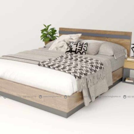 Giường ngủ gỗ công nghiệp phủ Melamine BD-M-20-33 New 2020