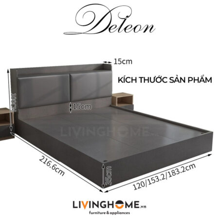 Giường ngủ Deleon 25 Giường ngủ Deleon