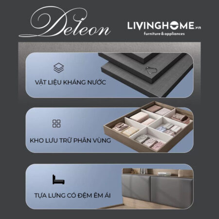 Giường ngủ Deleon 16 Giường ngủ Deleon