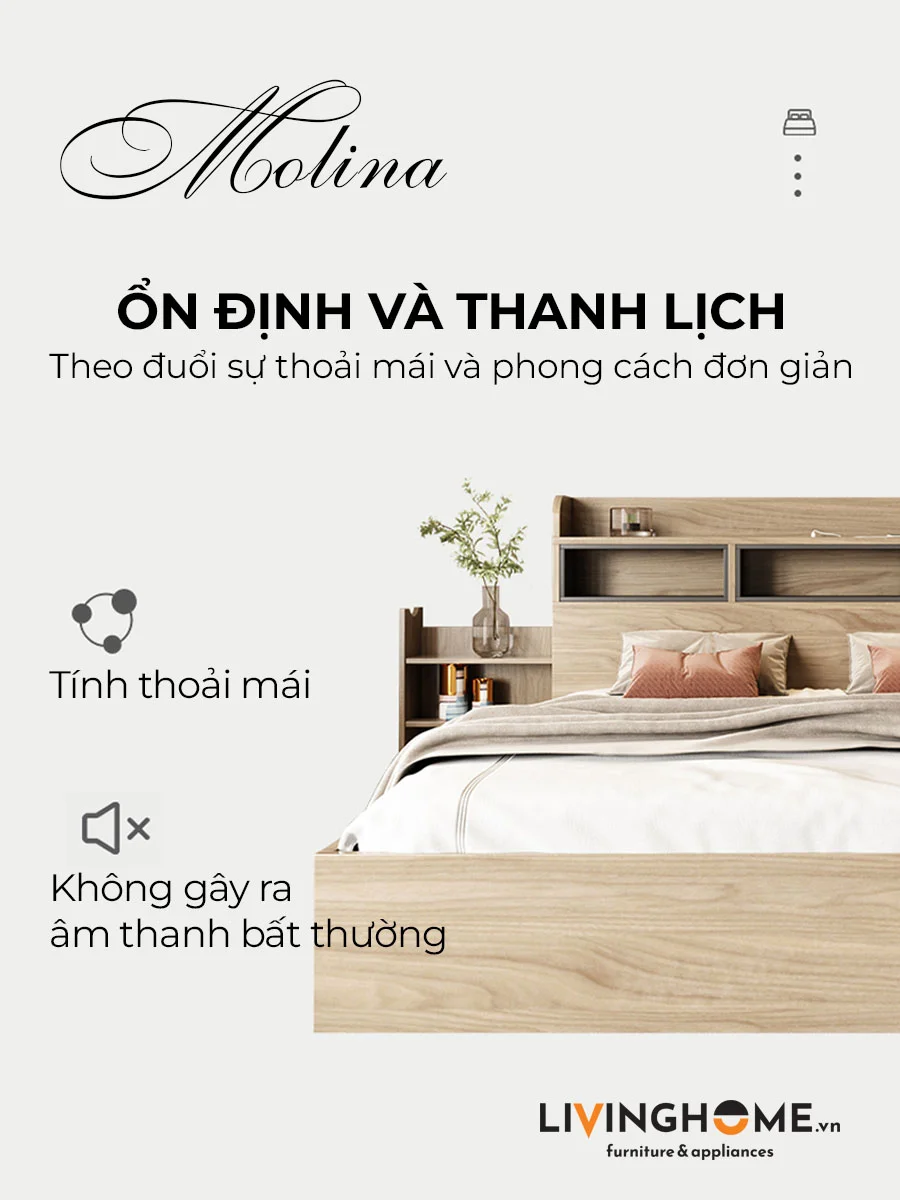 Giường ngủ Molina 25 Giường ngủ Molina