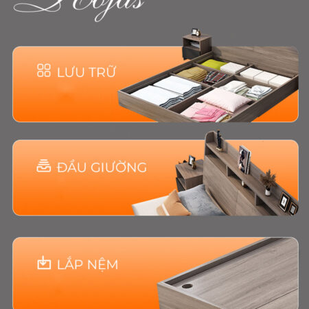 Giường ngủ Rojas