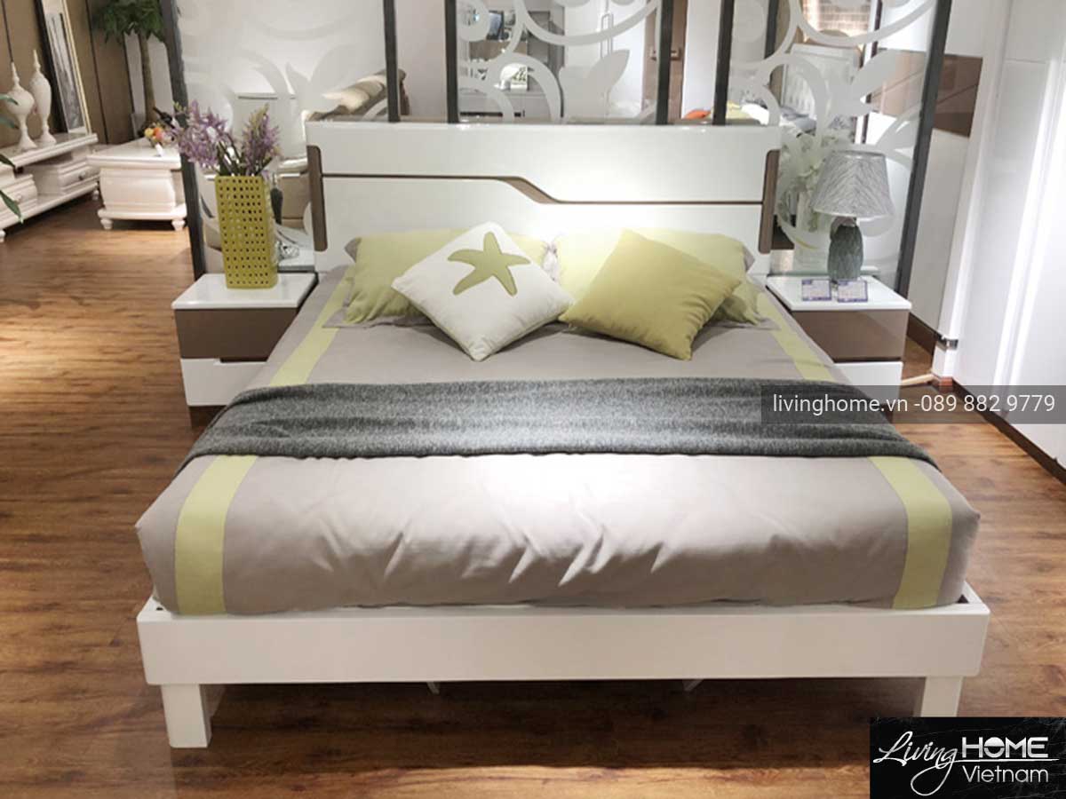 Bộ giường tủ nhập khẩu cao cấp Living Home LVH-1801
