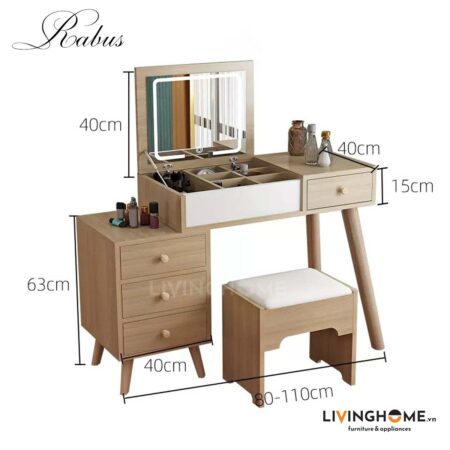 Bàn trang điểm Rabus 10 Bàn trang điểm Rabus