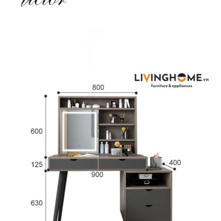 Bàn trang điểm Victor 13 Bàn trang điểm Victor