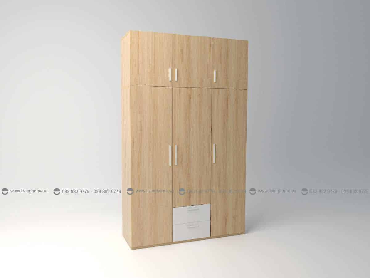 Tủ quần áo gỗ công nghiệp phủ Melamine WD-M-20-45 New 2020