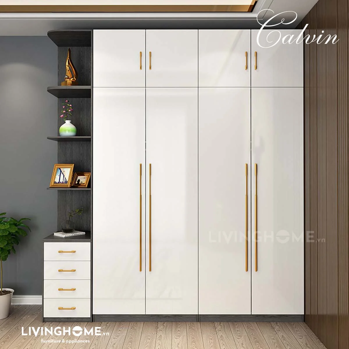 Tủ quần áo nhập khẩu Calvin 26 Tủ quần áo nhập khẩu Calvin