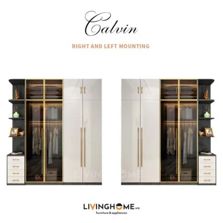 Tủ quần áo nhập khẩu Calvin