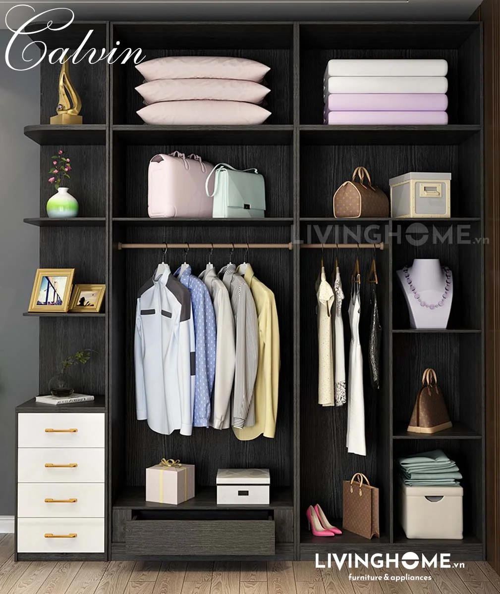 Tủ quần áo nhập khẩu Calvin