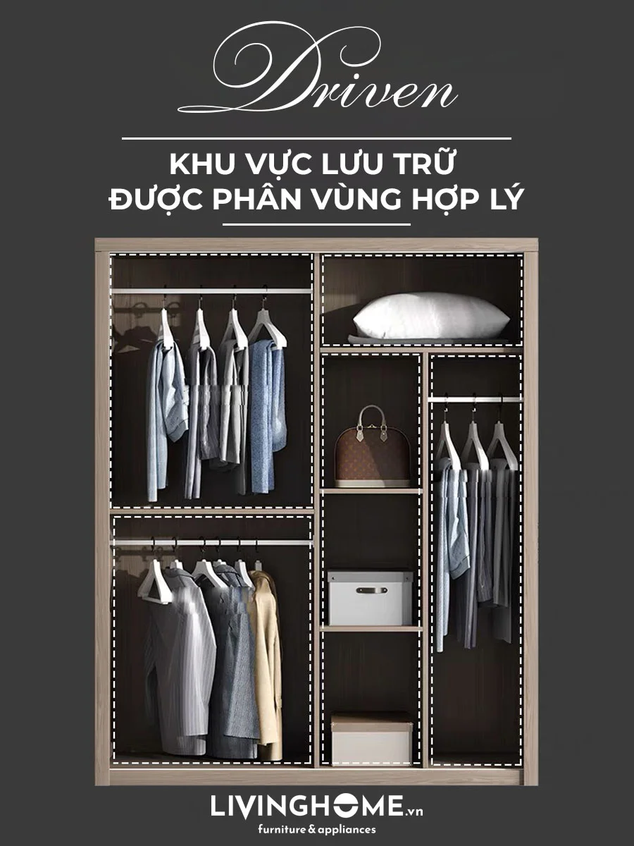 Tủ quần áo Driven 13 Tủ quần áo Driven