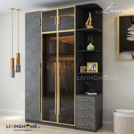 Tủ quần áo nhập khẩu Lancas