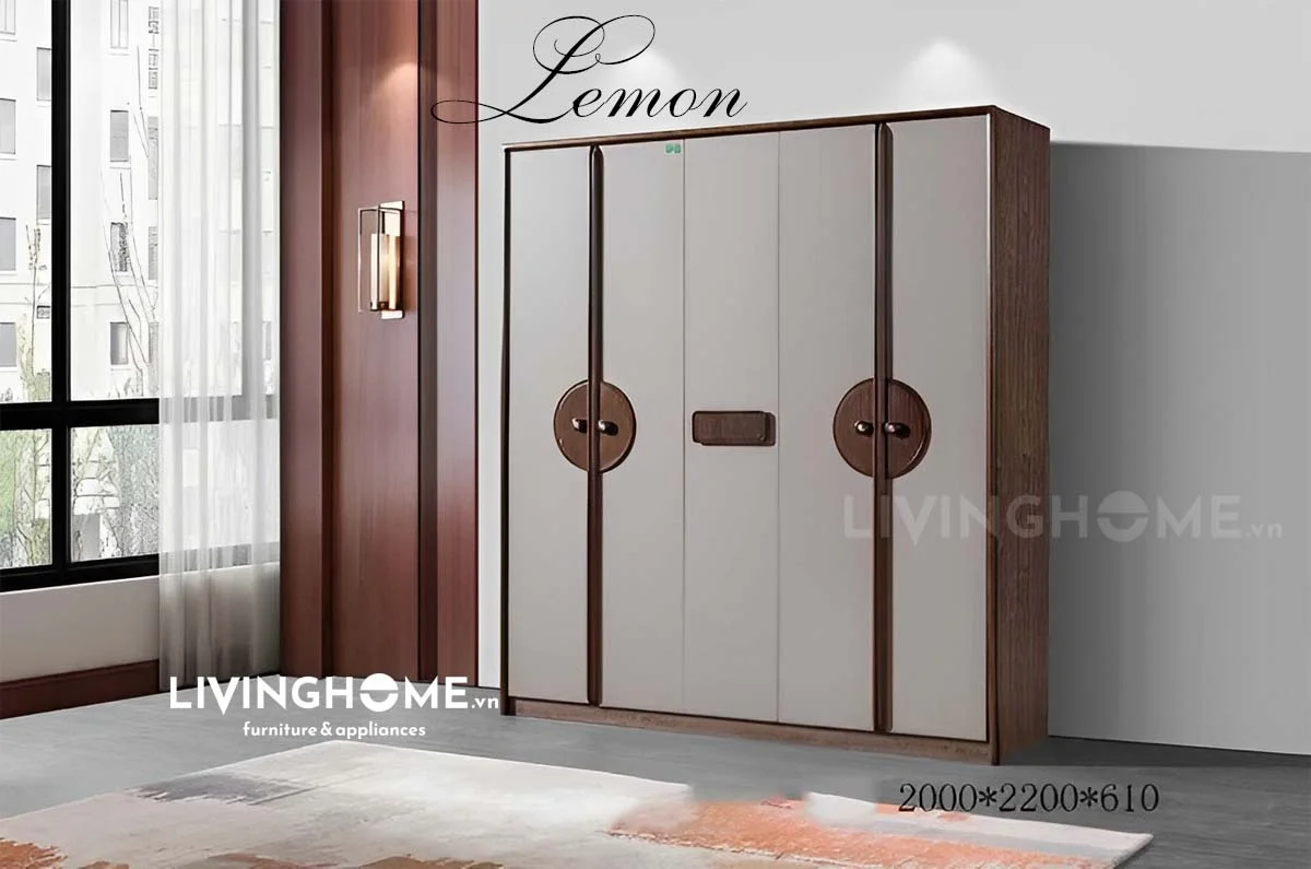 Tủ quần áo nhập khẩu Lemon 15 Tủ quần áo nhập khẩu Lemon