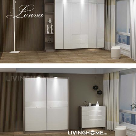 Tủ quần áo nhập khẩu Lenva 12 Tủ quần áo nhập khẩu Lenva