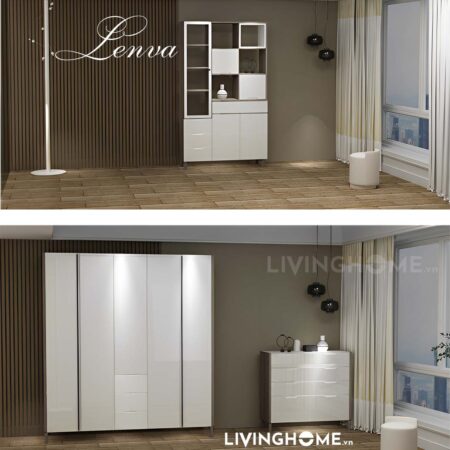 Tủ quần áo nhập khẩu Lenva 13 Tủ quần áo nhập khẩu Lenva