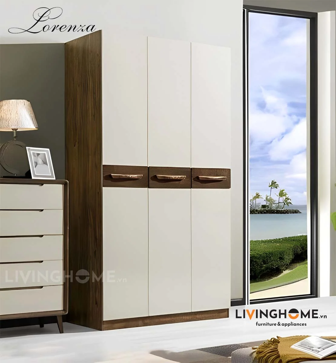 Tủ quần áo nhập khẩu Lorenza