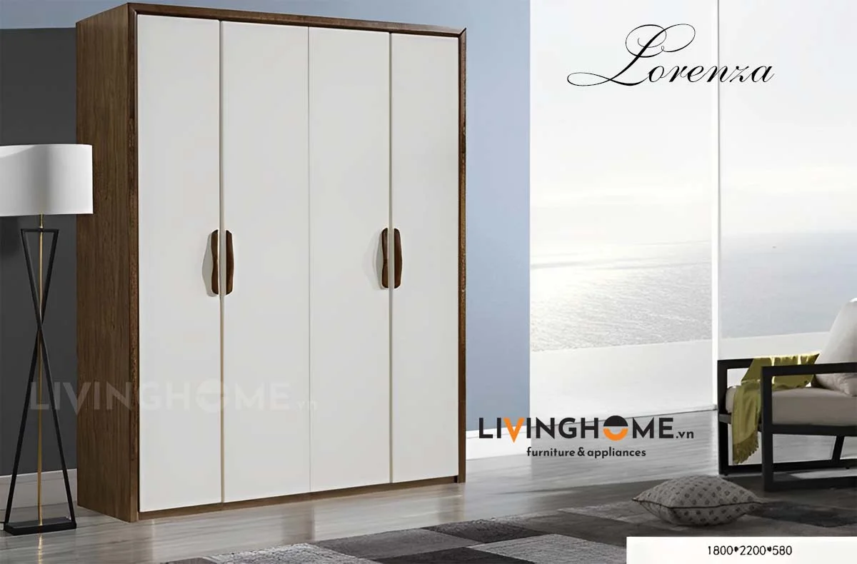 Tủ quần áo nhập khẩu Lorenza