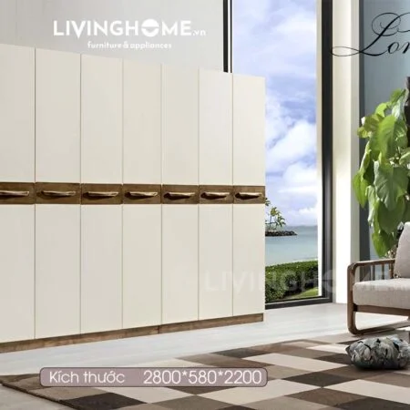 Tủ quần áo nhập khẩu Lorenza