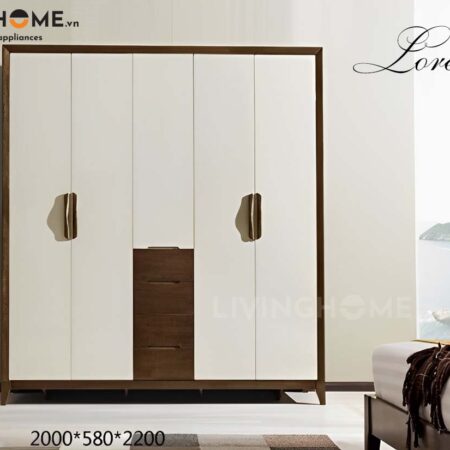 Tủ quần áo nhập khẩu Lorenza